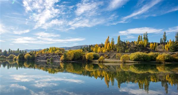 Central Otago region in Autumn