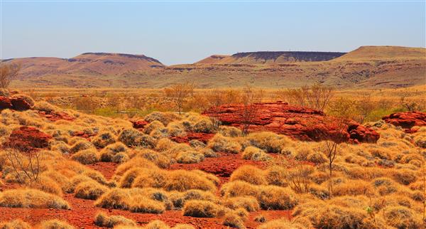 Pilbara range in Western Australia