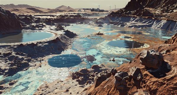 Image of a lithium brine project