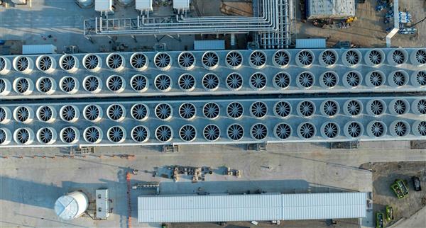 Data centre aerial view