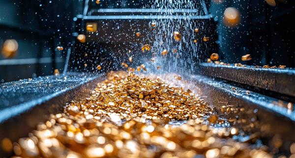Gold processing concept