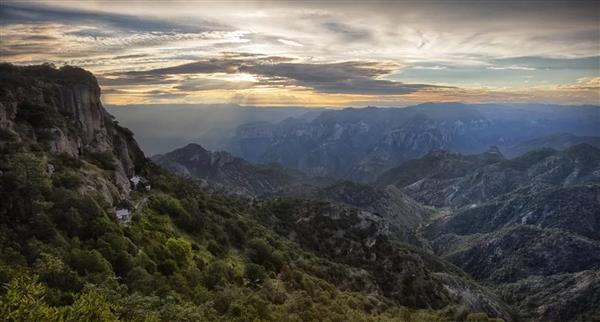 A mountain range where Advance Metals is digging for gold.