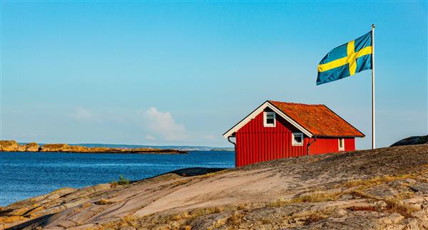 Red house in Sweden