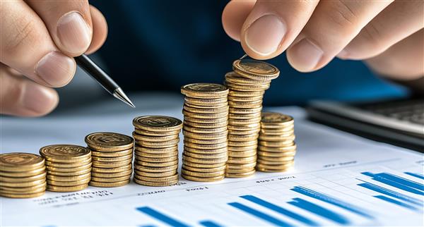 Image of a person counting money