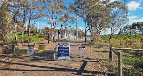 The entrance to the Fosterville Gold Mine in northern New South Wales