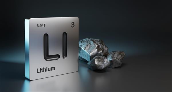 Image of the lithium element.