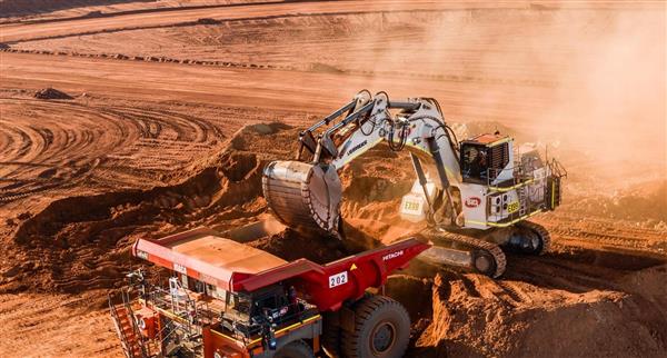 Mining machinery at the Capricorn Metals Karlawinda gold mine.