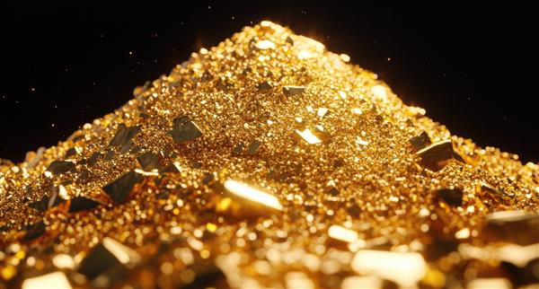 A pile of gold
