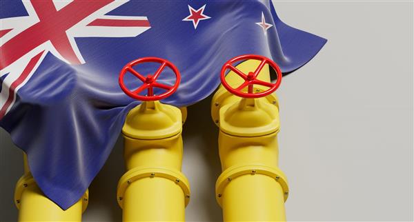 New Zealand flag gas