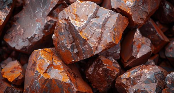 Bauxite rocks
