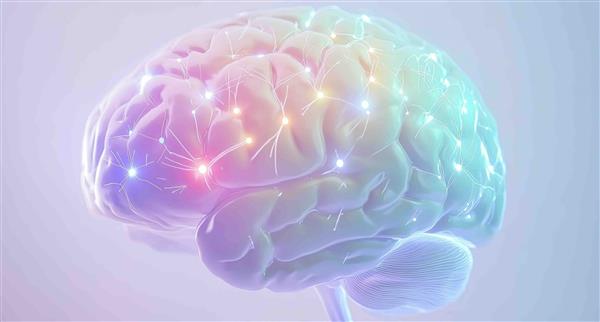 3D model of a brain concept