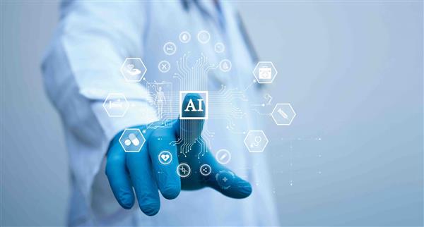 AI doctor concept