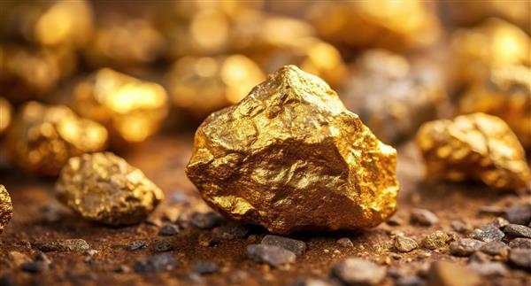 Raw gold